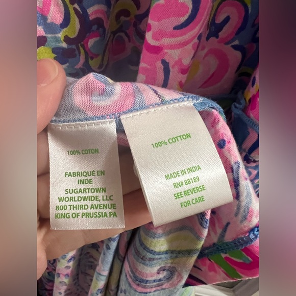 LILLY PULITZER Loro Maxi Dress - size XL -  NWT - Multi  Mermaid Grotto print - Picture 4 of 8